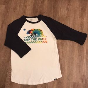 VANS Raglan 3/4 Sleeve Men’s Small
